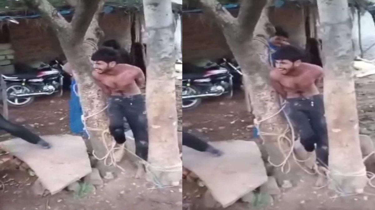 MP: युवक ने घर में घुसकर महिला से की दरिंदगी, ग्रामीणों ने पेड़ से बांधकर बेरहमी से पीटा, VIDEO VIRAL