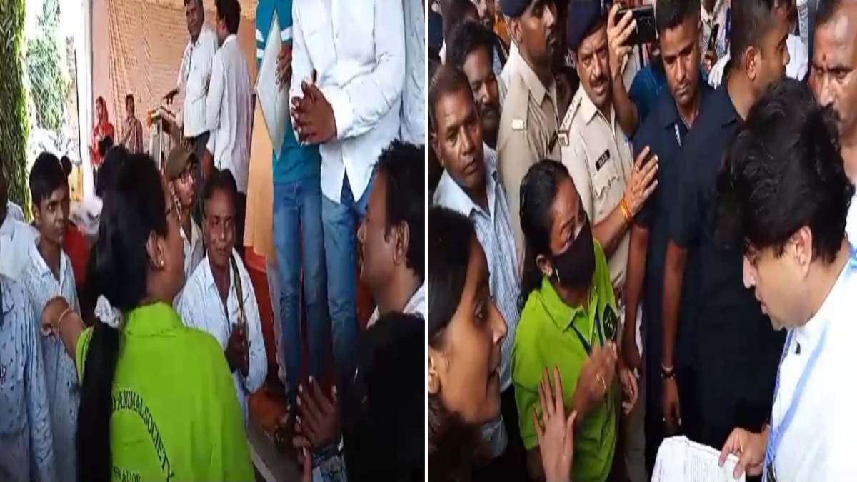 केंद्रीय मंत्री सिंधिया से मुलाकात करने पहुंची महिलाओं से अश्लील हरकत: युवक ने महिला के सीने पर मारा धक्का, आयोजक ने मांगी माफी, VIDEO वायरल