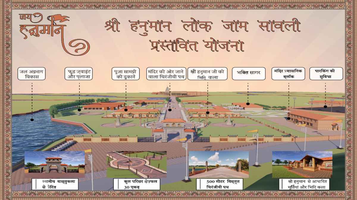छिंदवाड़ा में 314 करोड़ में बनेगा ‘हनुमान लोक’: दो चरणों में होगा तैयार, 3D इमेज से समझिए क्या-क्या होगी खासियत ?