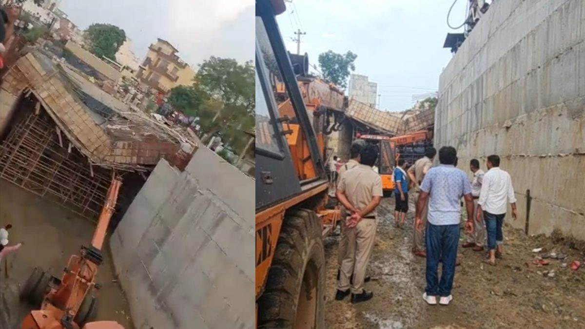 निर्माणाधीन अंडरपास की शटरिंग गिरने से एक मृत
