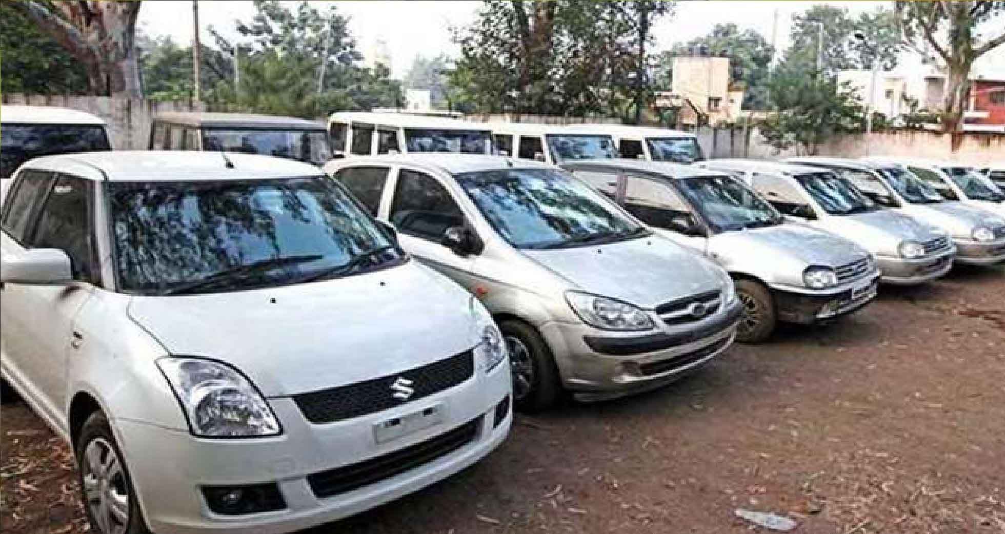 परिवहन मंत्री की मनाही के बावजूद 121 वाहन जब्त