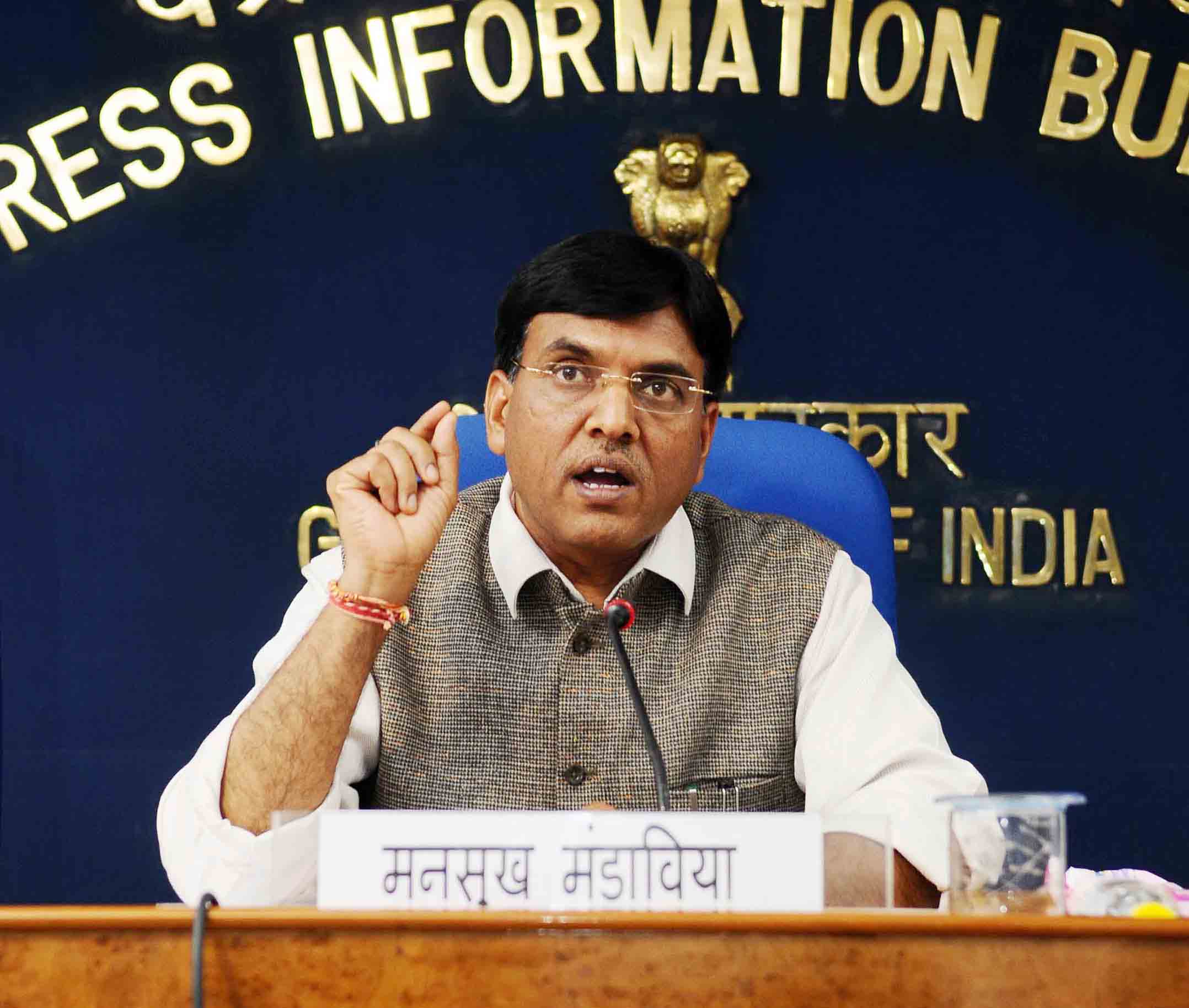 देश में अंगदान के मामले बढ़े : मनसुख मंडाविया
