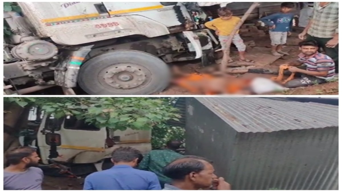 दर्दनाक हादसा: अनियंत्रित होकर दुकान पर पलटा तेज रफ्तार ट्रक, एक महिला की मौत, तीन घायल, मौके पर पहुंचे मंत्री भार्गव   