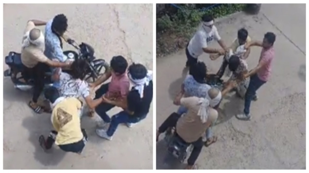दिनदहाड़े गुंडागर्दी: युवक को बीच सड़क बेरहमी से पीटा, अपहरण की कोशिश, कट्टे से हवाई फायरिंग कर फैलाई दशहत 