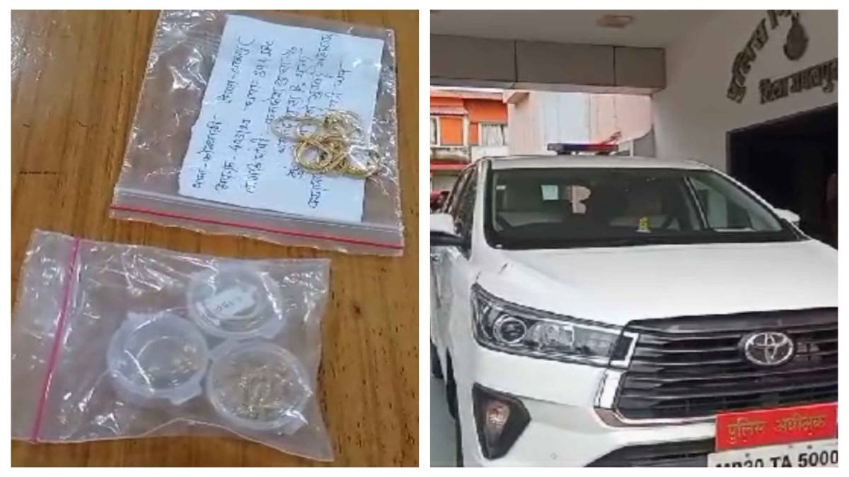 मुंबई का लुटेरा जबलपुर में चोरी की वारदात को देता था अंजाम: आरोपी गिरफ्तार, लाखों के सोने के जेवर, नगदी और गाड़ी जब्त