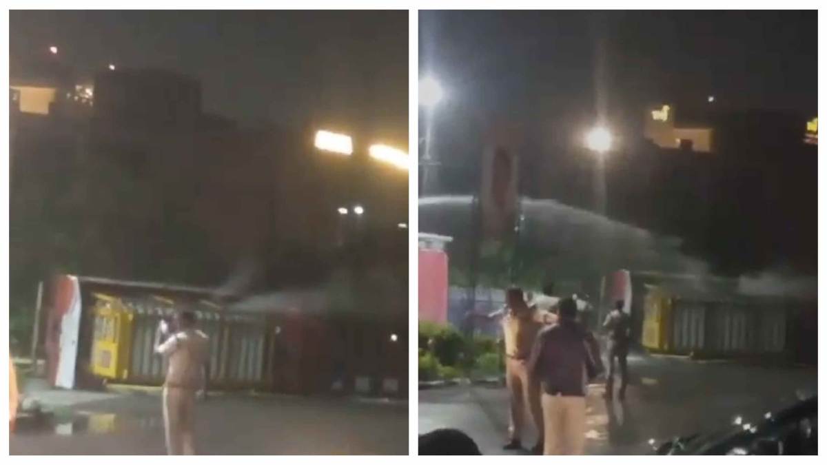 राजधानी में बड़ा हादसा टला: CNG सिलेंडर से भरा ट्रक पलटा, गैस लीकेज होने से मचा हड़कंप, वाहन जब्त