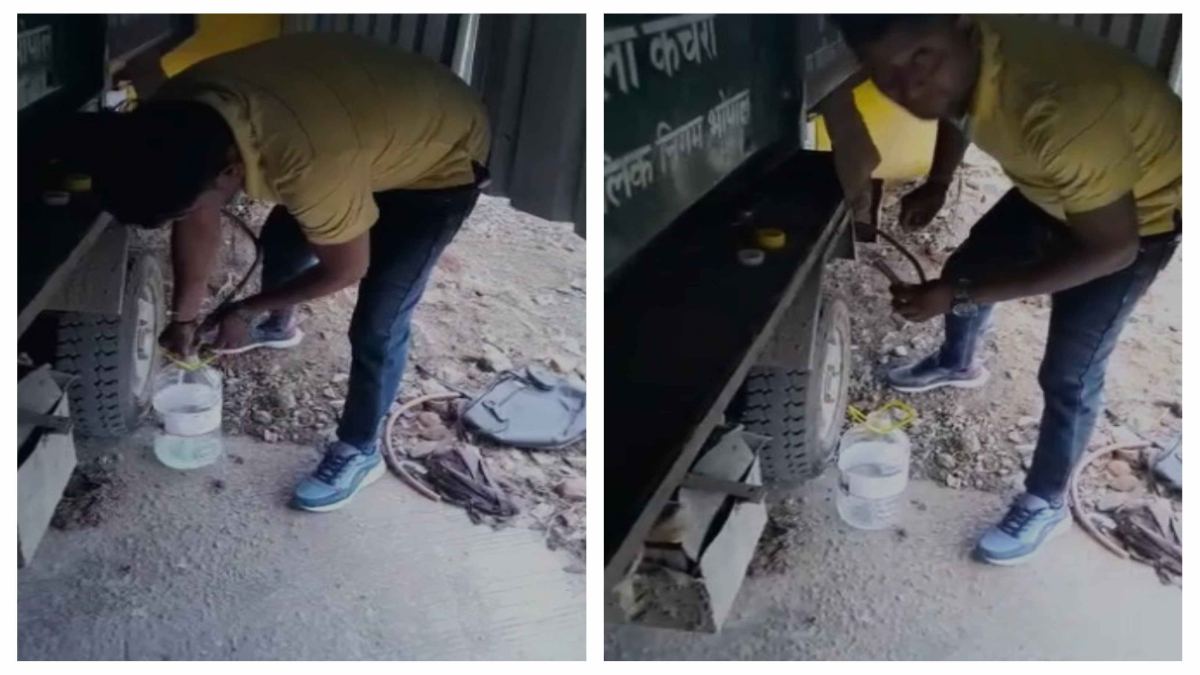 भोपाल निगम की गाड़ियों से रोज हो रहा हजारों का डीजल चोरी, VIDEO हुआ वायरल, जिम्मेदार अधिकारी मौन