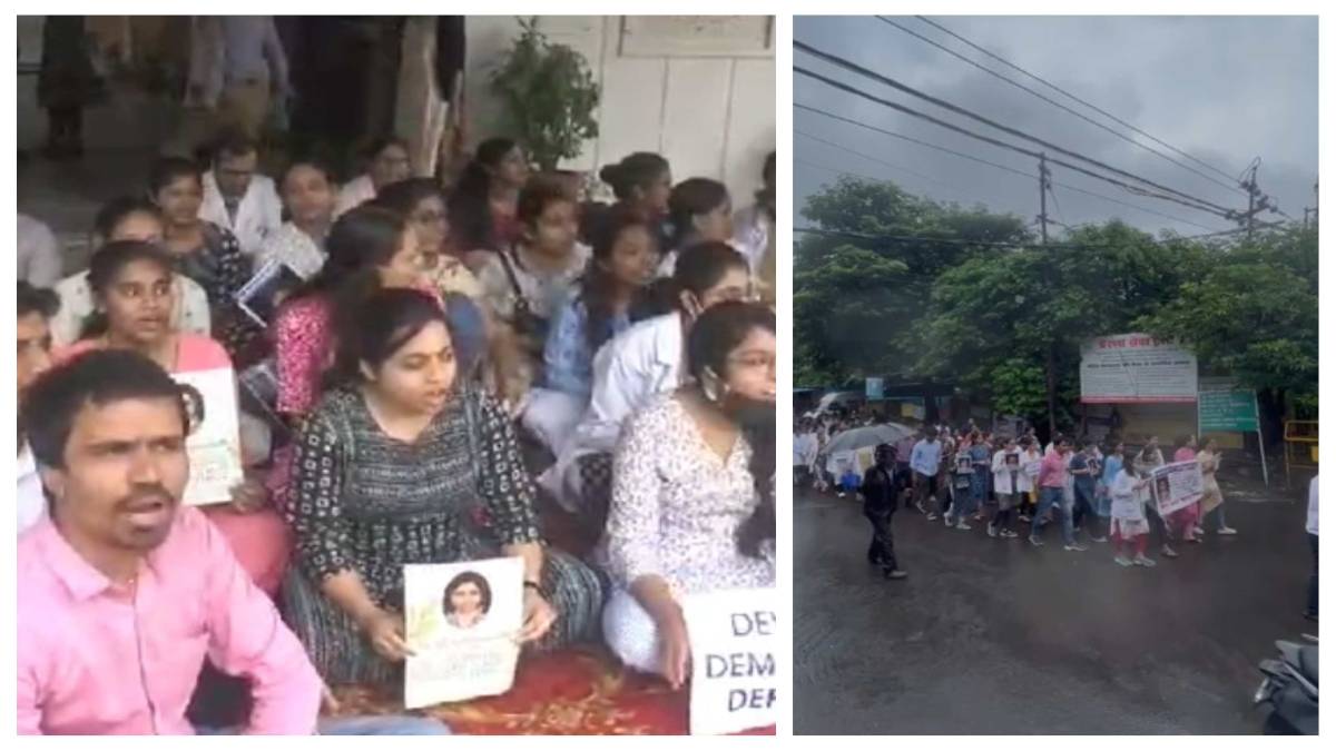 Gandhi Medical College Suicide Case: डॉक्टर्स ने निकाली मौन रैली, जूनियर को मिला सीनियर डॉक्टर्स का साथ