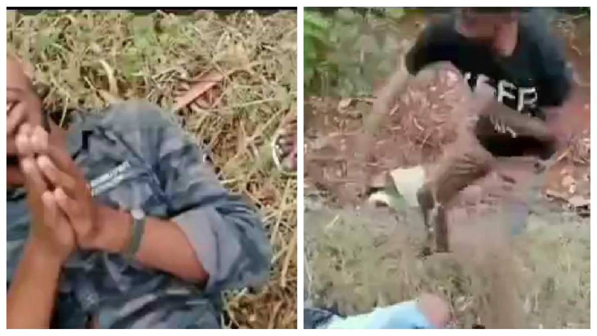 राजधानी में आदतन बदमाश ने युवक को बेल्ट से बेरहमी से पीटा, VIDEO वायरल, अपराधी के खिलाफ दर्ज हैं 50 केस