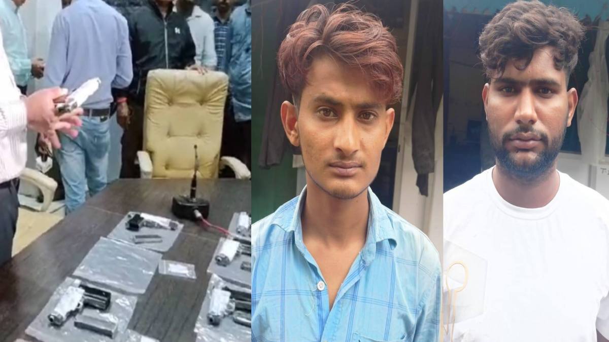 Indore news: 10 देसी पिस्टल के साथ 2 तस्कर अरेस्ट, गुजरात जाने कर रहे थे बस का इंतजार