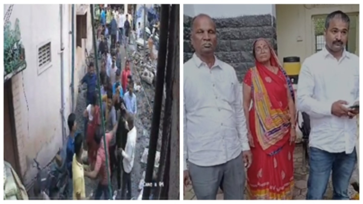 बदमाशों की गुंडागर्दी VIDEO: कारोबारी को घर बनाने से रोका, जमकर की मारपीट, थाने में भी नहीं मिला न्याय, अब डीसीपी से की शिकायत