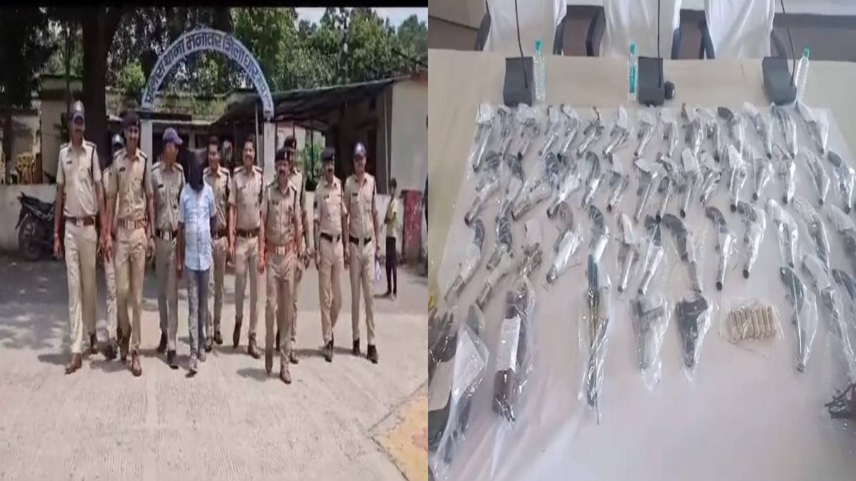 Dhar Crime News: दो हथियार तस्कर गिरफ्तार, 51 देसी कट्टे, 2 देशी पिस्तौल, 8 जिंदा कारतूस जब्त
