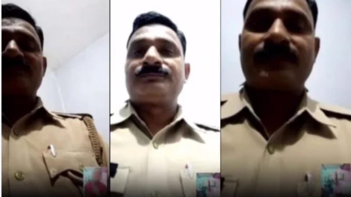 खाकी वर्दी में किया VIDEO SEX CHAT, लड़की के सामने उतार दी पैंट