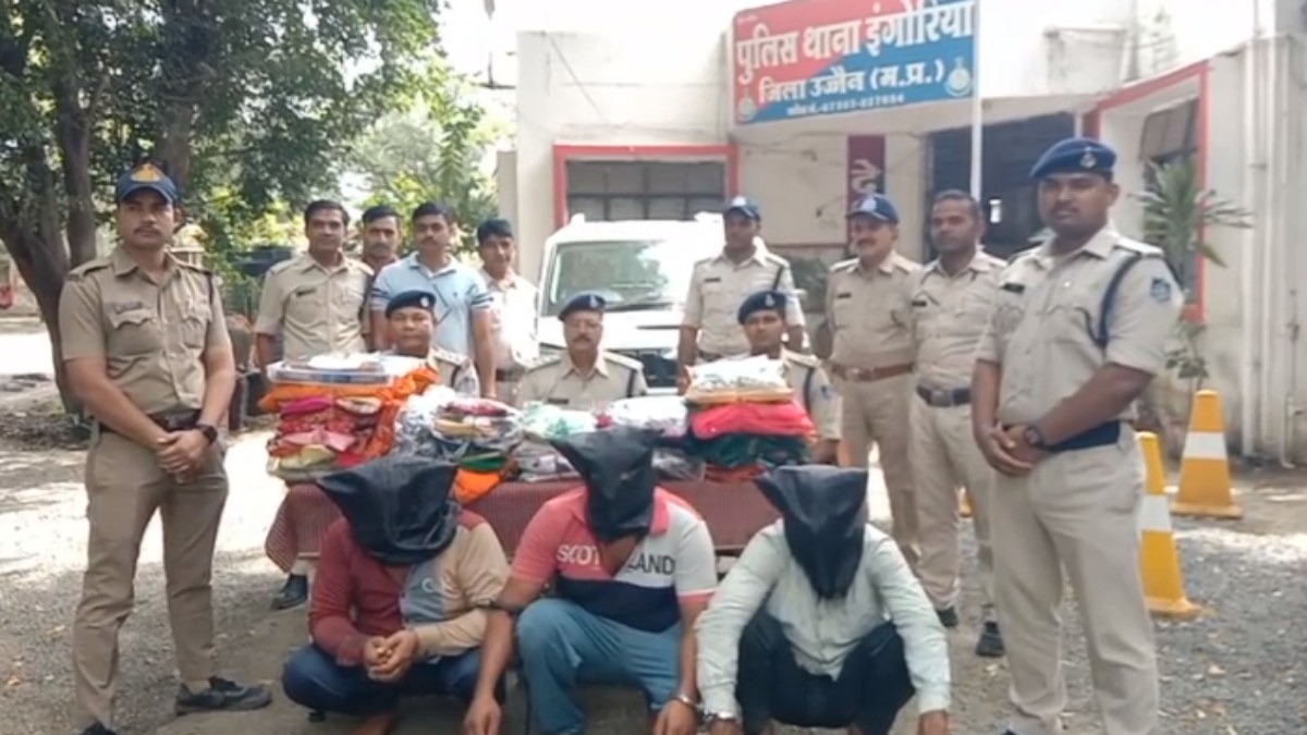 कपड़ा दुकान में लाखों की चोरी का खुलासा: कंजर गिरोह के तीन आरोपी गिरफ्तार, बिना नंबर की कार जब्त, पूछताछ जारी  