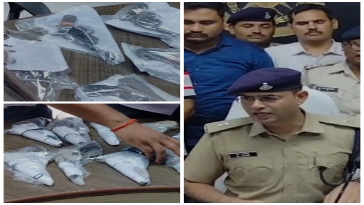 MP में अवैध हथियारों के खिलाफ पुलिस का बड़ा एक्शन: 13 देशी कट्टे, 2 पिस्टल, 13 जिंदा राउंड के साथ 6 तस्कर गिरफ्तार