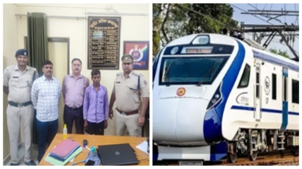 वंदे भारत एक्सप्रेस पर फिर पथराव: दहशत में आए यात्री, RPF ने आरोपी को रंगेहाथ किया गिरफ्तार   