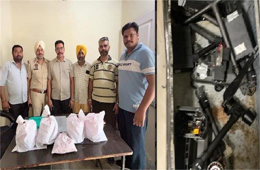 भारत-पाक बॉर्डर पर STF, BSF और आर्मी ने बरामद की  4 पैकेट heroin, वजन 3 किलो 200 ग्राम