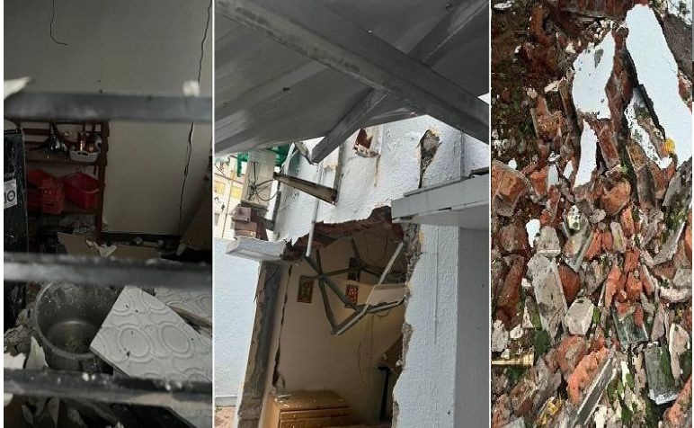 फॉरेस्ट ऑफिसर के मकान में ब्लास्ट