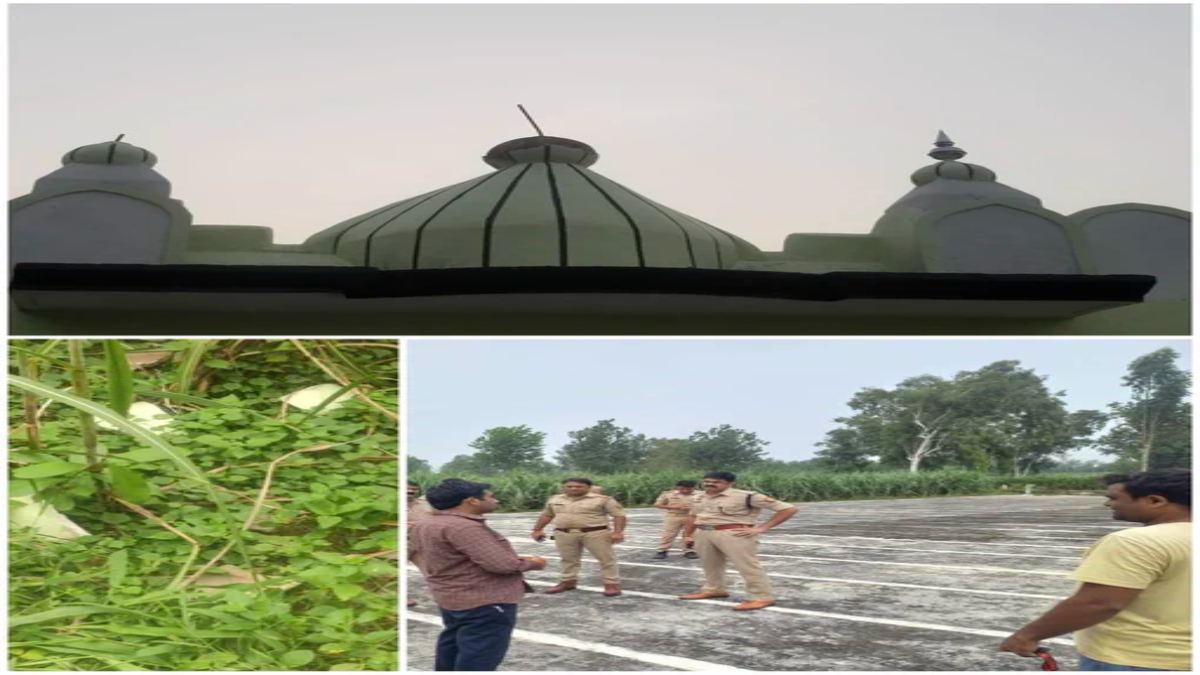 शरारती तत्वों ने ईदगाह का गुंबद किया क्षतिग्रस्त, माहौल बिगाड़ने की नाकाम कोशिश