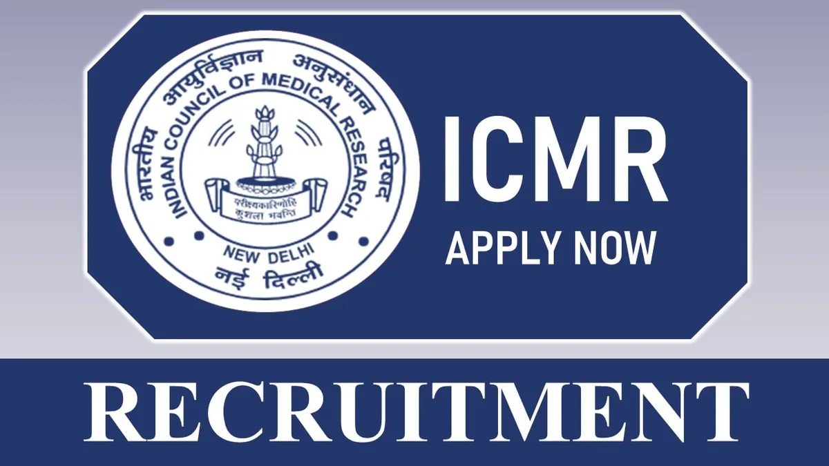 ICMR Recruitment 2023: टेक्नीशियन सहित कई पदों पर होगी भर्ती, 1,12,400 रुपये प्रति माह सैलरी, जानिए आवेदन की अंतिम तारीख