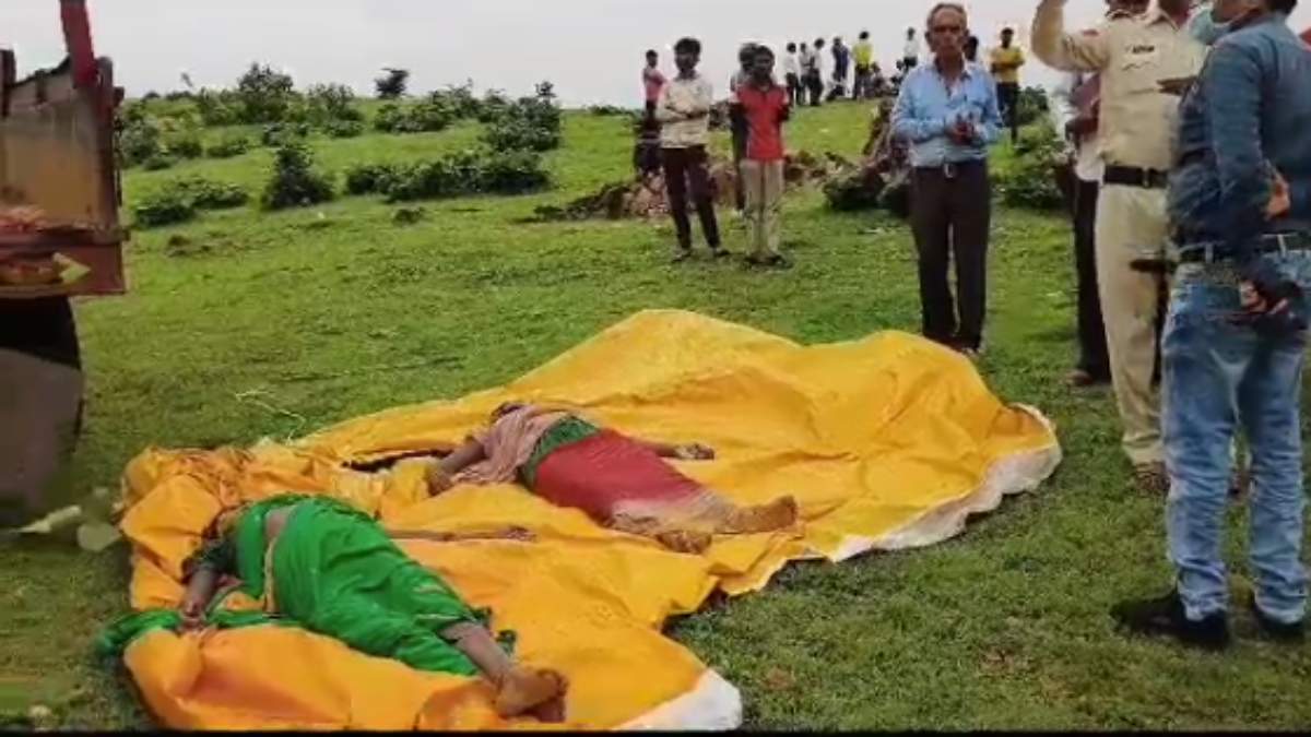 MP में दर्दनाक हादसा, 3 की मौत: हाईटेंशन लाइन का तार टूटकर खेत में गिरा, माता-पिता और बेटी ने तोड़ा दाम