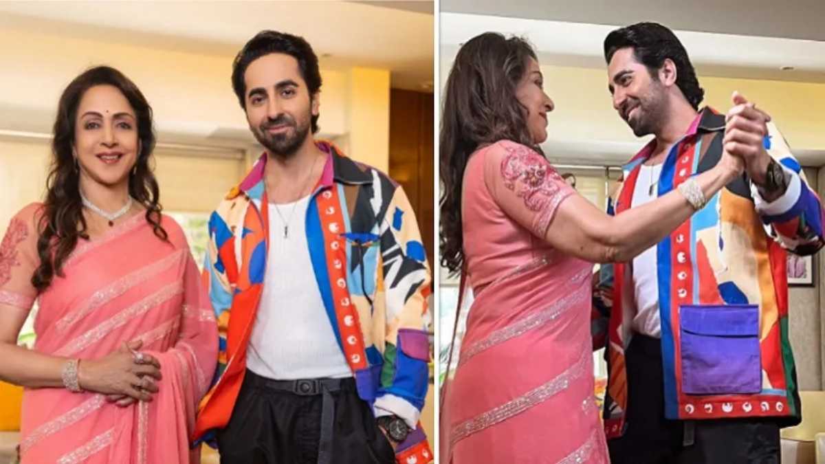 रियल Dream Girl हेमा मालिनी से मिले Ayushmann Khurrana, साथ में किया डांस …