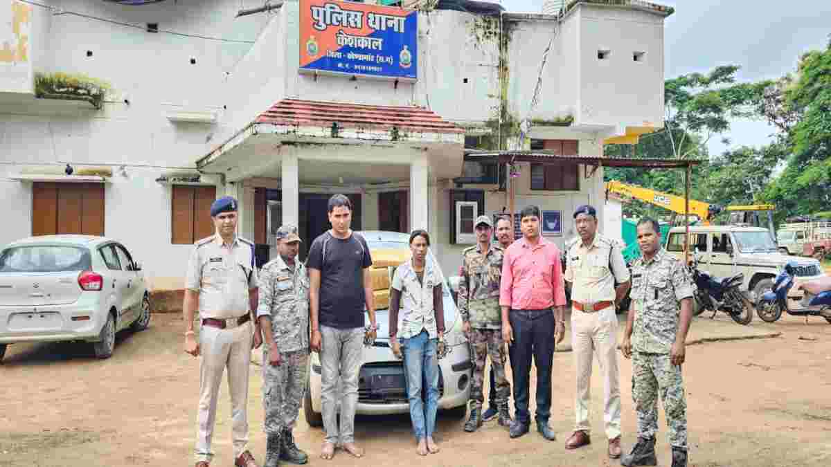 दो अंतररराज्यीय तस्कर गिरफ्तार, यूपी, हरियाणा के आरोपियों से लाखों का गांजा जब्त
