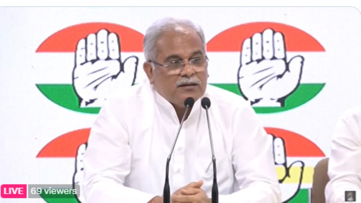 CM भूपेश की प्रेसवार्ता : सीएम ने केंद्र सरकार पर साधा निशाना, कहा- छत्तीसगढ़ के खदानों में उनके मित्रों की नजर… बीच में कांग्रेस खड़ी है इसलिए ED-IT की रेड पड़ रही