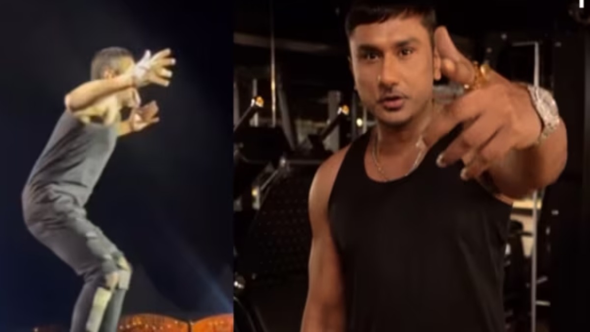 Omg : परफॉर्मेंस के दौरान अजीब हरकत करने लगे Honey Singh, स्टेज पर जोर-जोर से कूदते दिखाई दिए सिंगर …