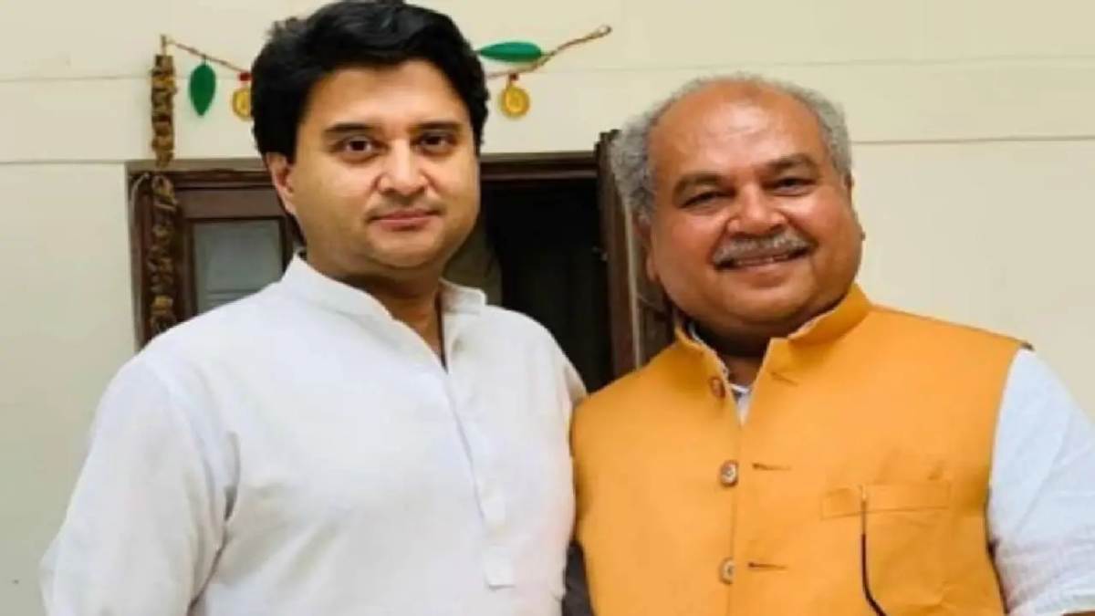 ज्योतिरादित्य को लेकर नरेंद्र तोमर का बड़ा बयान: कहा- सिंधिया के आने से बढ़ी पार्टी की ताकत, चुनाव में उनका वही योगदान रहेगा जो मेरा है