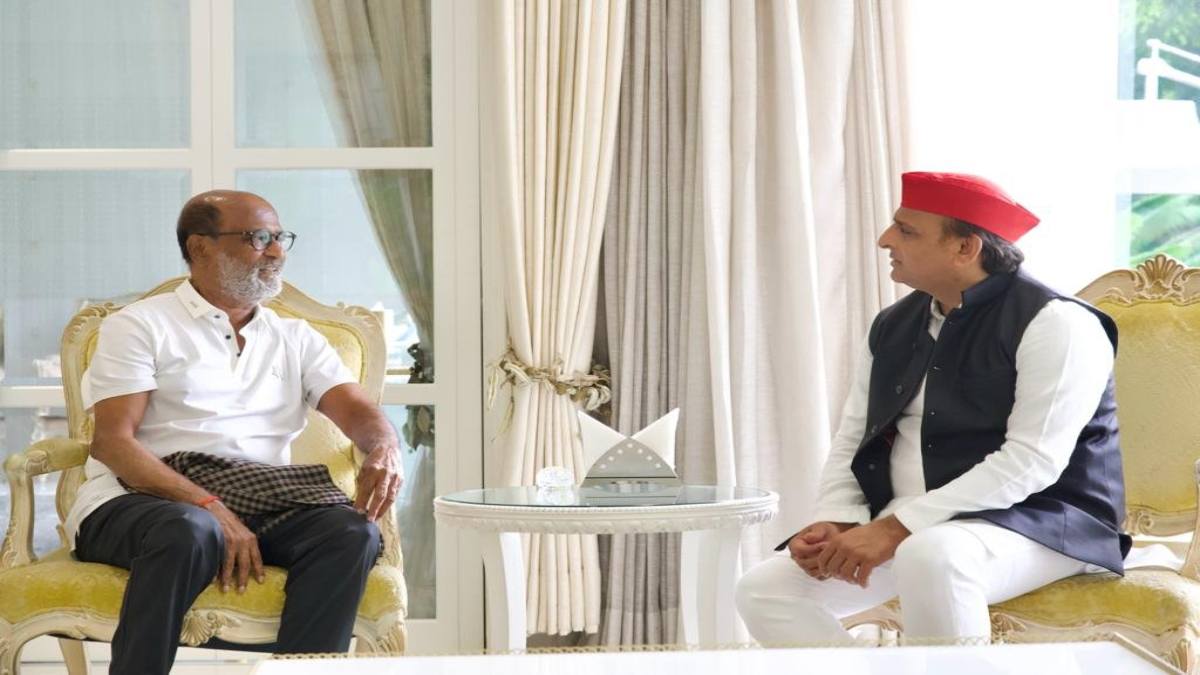 सपा अध्यक्ष से मिले सुपरस्टार रजनीकांत, कहा- अखिलेश यादव मेरे पुराने मित्र हैं