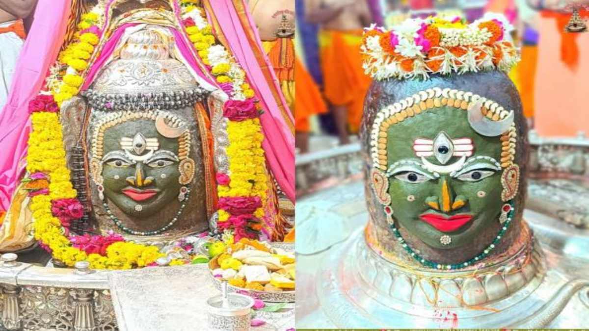22 अगस्त महाकाल आरती दर्शन: त्रिनेत्र, त्रिपुण्ड और चंद्र अर्पित कर भगवान महाकाल का दिव्य स्वरूप श्रृंगार