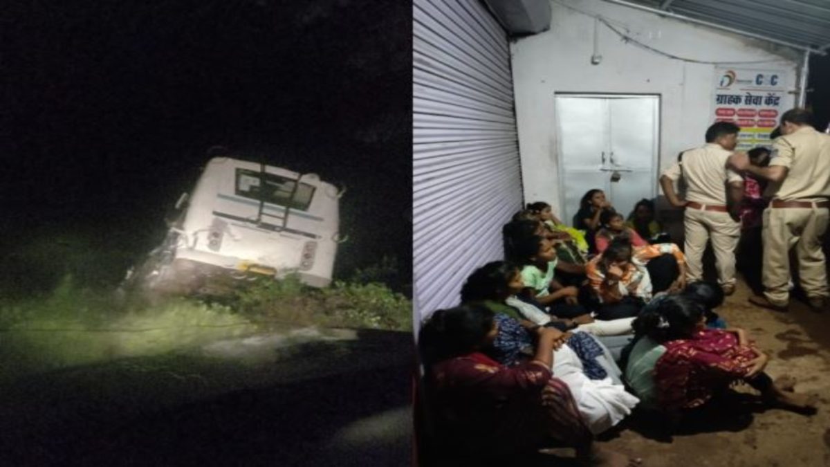 MP Road Accident: छात्राओं से भरी बस अनियंत्रित होकर खाई में गिरी, चट्टान में जा फंसी, तीन घायल, जबलपुर से शहडोल जा रही थी बस