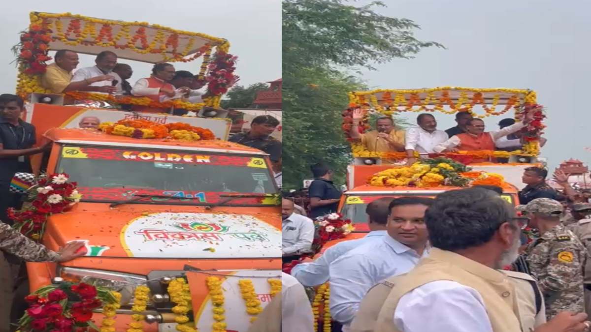 जनदर्शन कार्यक्रम: CM शिवराज ने 326 करोड़ के विकास कार्यों की दी सौगात, 4 KM लंबा रोड शो भी किया