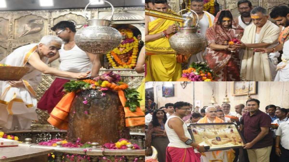 बाबा महाकाल के दर पहुंचे RBI गवर्नर: शक्तिकांत बोले- दुनिया महाकाल भरोसे चल रही, CDS-DRDO महानिदेशक ने भी किए दर्शन