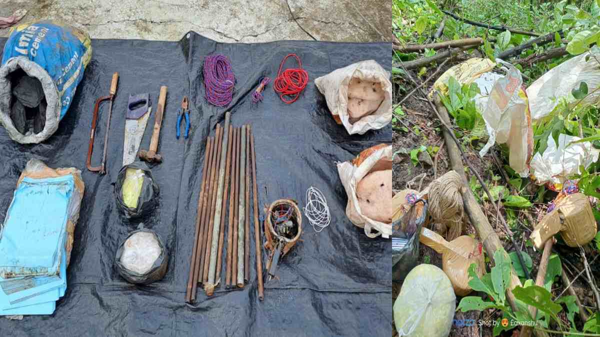 नक्सलियों की बड़ी साजिश नाकाम: 3 कुकर बम समेत भारी मात्रा में विस्फोटक बरामद, पुलिस पार्टी पर हमला करने का था प्लान