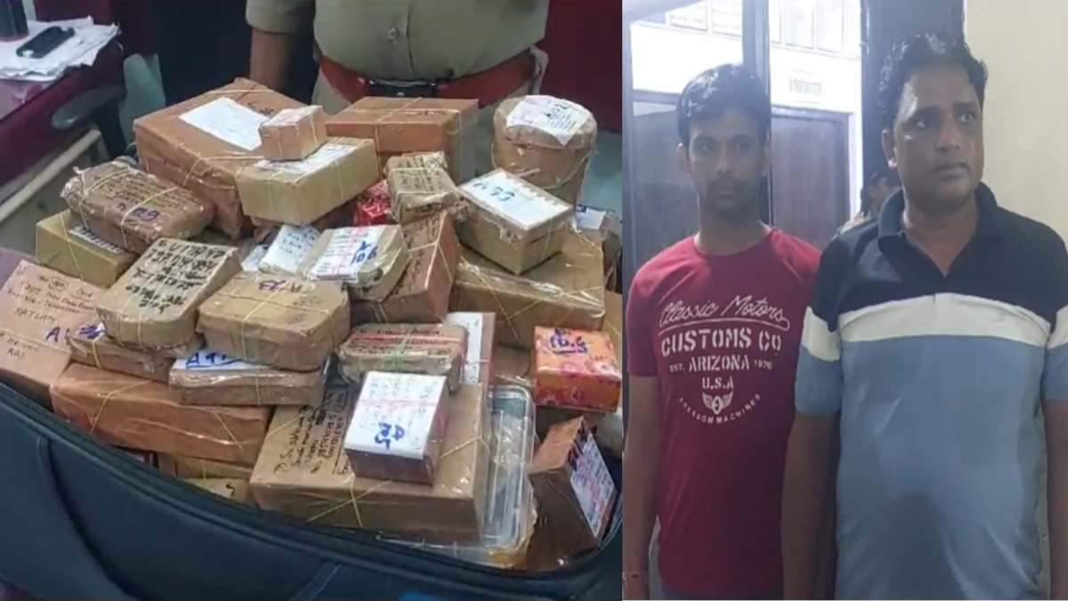MP में 9 करोड़ का पकड़ाया सोना: 100 पैकेट में मिले 13 किलो से अधिक आभूषण, दो युवक गिरफ्तार