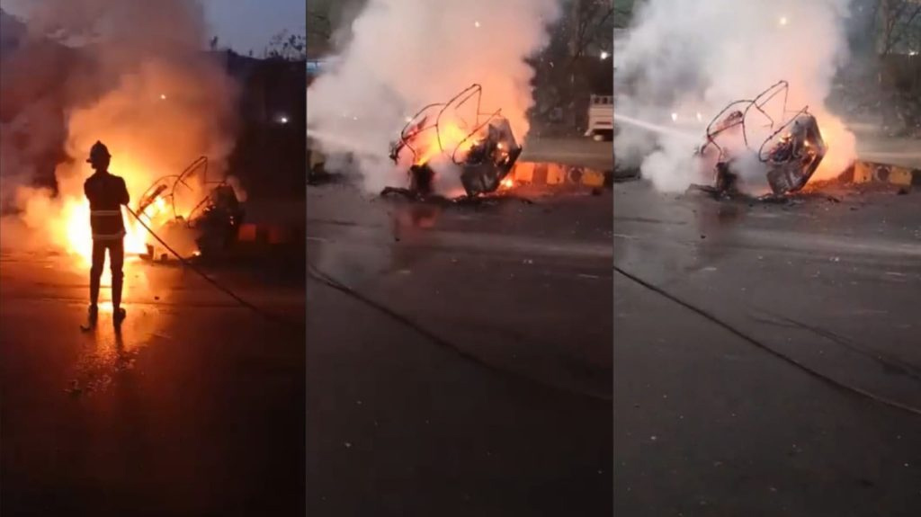 ई-रिक्शा धमाके में पत्नी के बाद पति ने भी दम तोड़ा