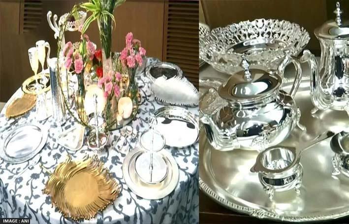 विदेशी मेहमान चांदी के विशेष बर्तनों में चखेंगे भारतीय व्यंजन