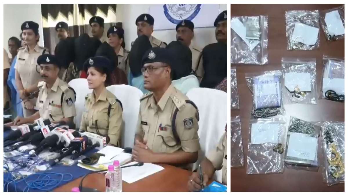 महिला चोर गिरोह का भंडाफोड़: GRP ने 12 महिलाओं को पकड़ा, 6 लाख के गहने और 12 हजार कैश बरामद, 15 से ज्यादा चोरियों का खुलासा