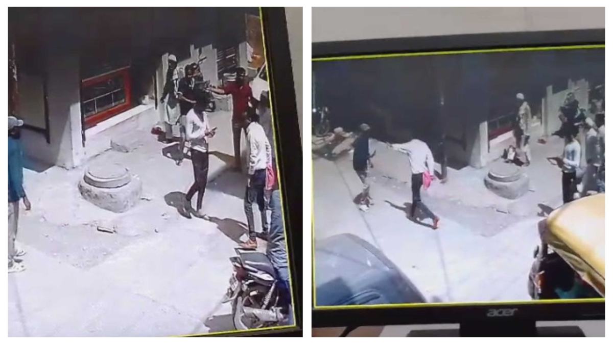 मकान मालिक और ठेकेदार के बीच विवाद: हथियार लहराते हुए CCTV वीडियो वायरल, जांच में जुटी पुलिस