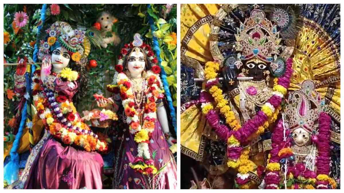 इंदौर इस्कॉन मंदिरः रात 12 बजे से सुबह तक चला भजन-कीर्तन, ग्वालियर गोपाल मंदिर में 100 करोड़ के आभूषणों से हुआ लड्डू गोपाल का श्रृंगार