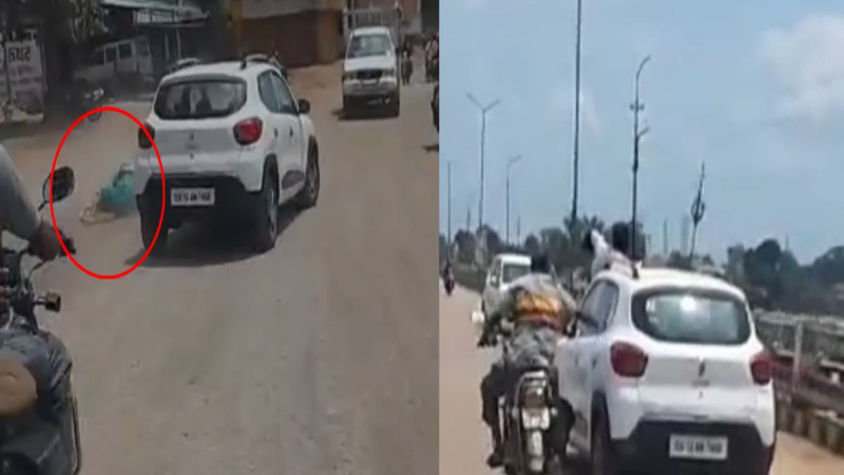 उल्टा चोर कोतवाल को डाटे ! कार चालक ने बाइक सवार दो लोगों को ठोका, लोगों ने चालक को रोककर कर दी धुनाई, ड्राइवर ने इन्हीं के खिलाफ दर्ज करा दिया मामला, देखिए VIDEO