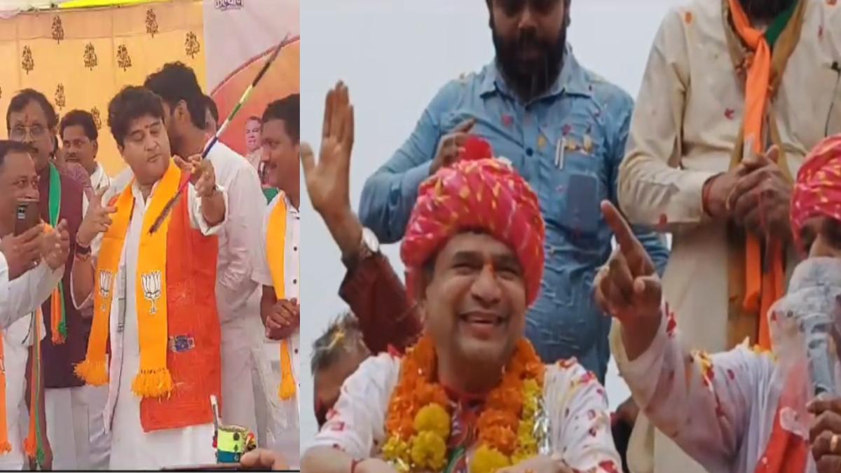 अलीराजपुर में सिंधिया बोले- कमलनाथ भूल गए थे कि मैं उनका पोता हूं, जिन्होंने डीपी मिश्रा की सरकार को धूल चटा दी थी, शुजालपुर में अश्विनी वैष्णव ने सभा को किया संबोधित
