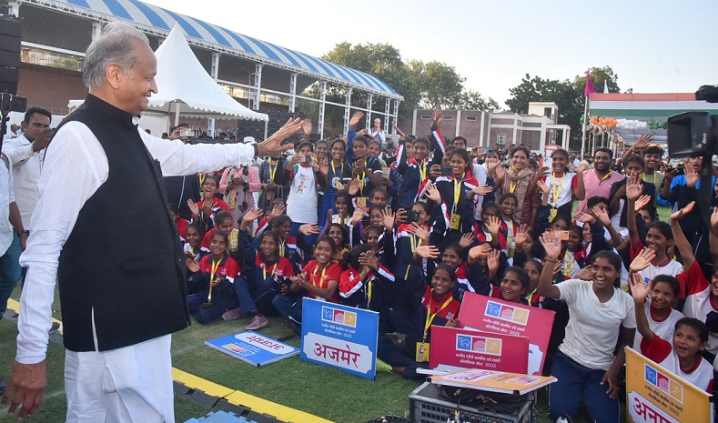 Rajasthan News: राज्य स्तरीय राजीव गांधी ग्रामीण एवं शहरी ओलम्पिक खेलों का शुभारंभ