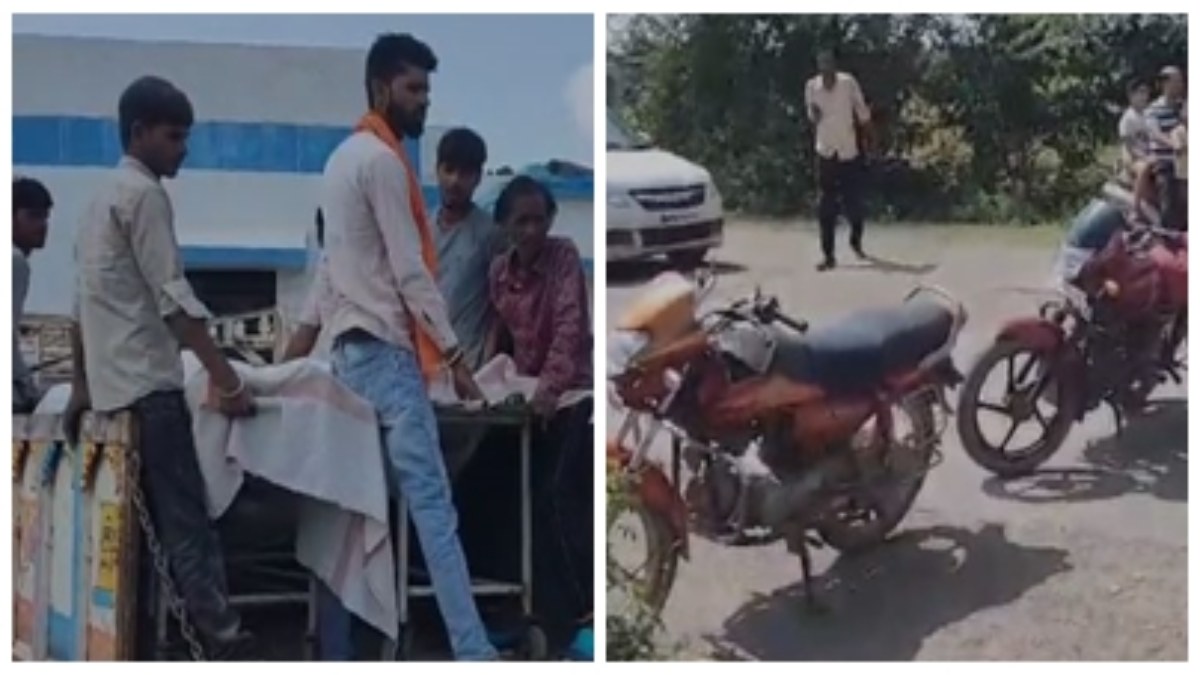 करंट लगने से दो महिलाओं की मौत: खेत में चारा काटने के दौरान गिरा हाईटेंशन लाइन, आक्रोशित परिजनों ने किया चक्का जाम  
