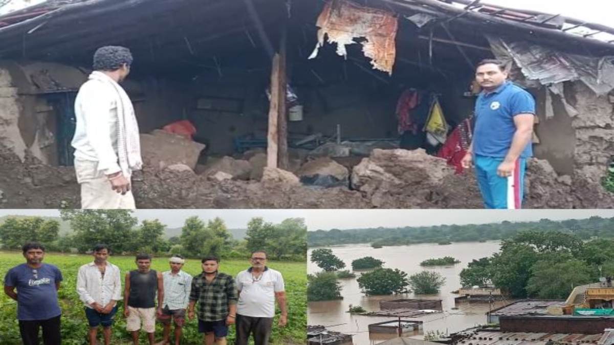 Dhar में बारिश का कहर: कच्चे मकान की छत गिरने से पति-पत्नी की मौत, कई लोग फंसे, ग्रामीणों में आक्रोश, SP ने जारी की एडवाइजरी
