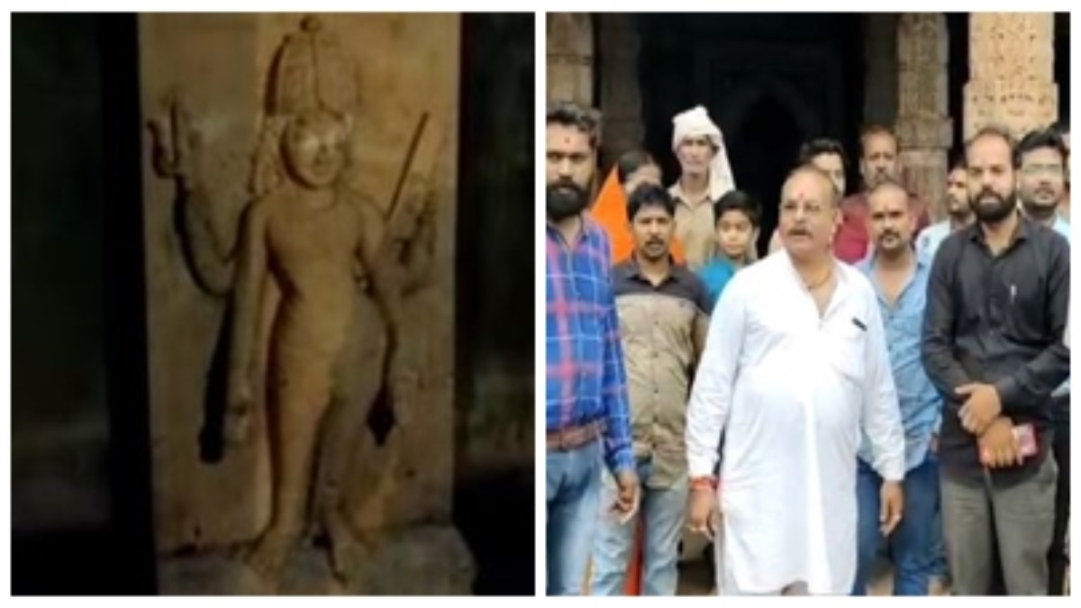भोजशाला में वाग्देवी की प्रतिमा स्थापित करने का मामला: वीडियो वायरल होने के बाद बड़ी संख्या में पहुंचे हिंदू संगठन के लोग, पुलिस बल तैनात 