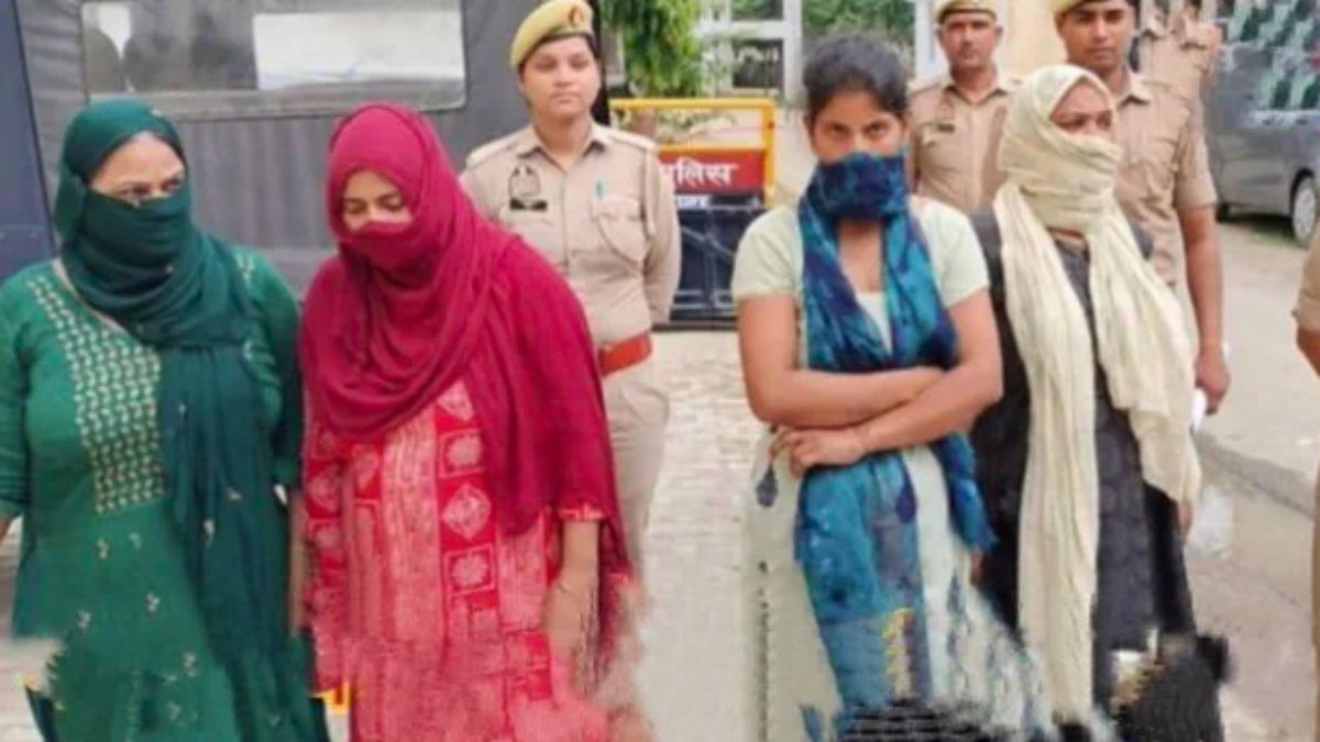 पुलिस ने पकड़ा बच्चा चोर गैंग: चार महिलाओं सहित 6 लोग गिरफ्तार; 7 दिन की नवजात बच्ची बरामद
