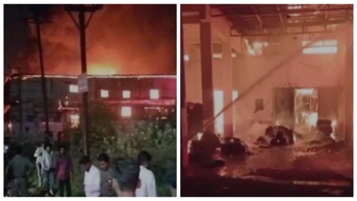 Indore Breaking: बारदाने की दो फैक्ट्रियों में लगी भीषण आग, लाखों का सामान जलकर खाक, मौके पर दमकल की टीम 